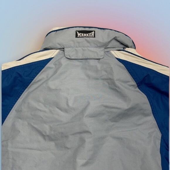 MARKER Womens 8 Blue Gray Winter Ski Jacket - Picture 2 of 5